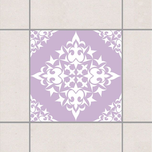 Kitchen Tile Pattern Lavender