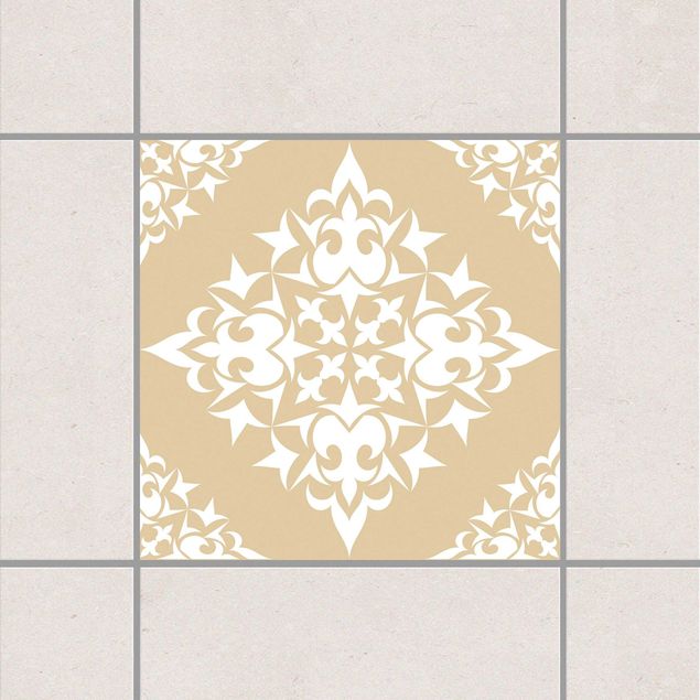 Kitchen Tile Pattern Light Brown