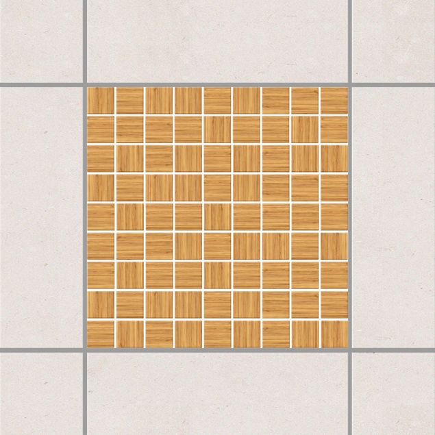 Kitchen Mosaic Tiles Imitation wood white fir
