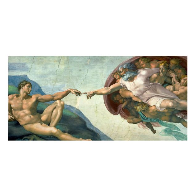 Art style Michelangelo - The Sistine Chapel: The Creation Of Adam
