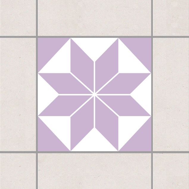 Kitchen Star pattern Lavender