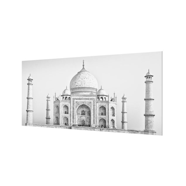 Glass Splashback - Taj Mahal In Gray - Landscape 1:2