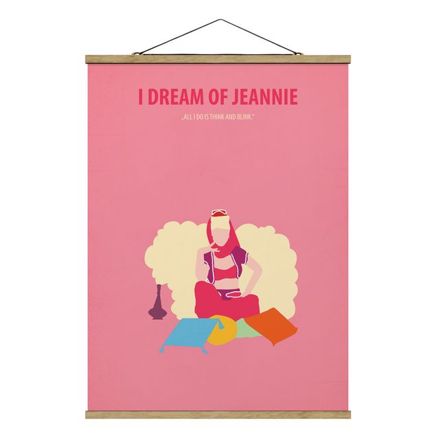 Prints portrait Film Poster I Dream Of Jeannie