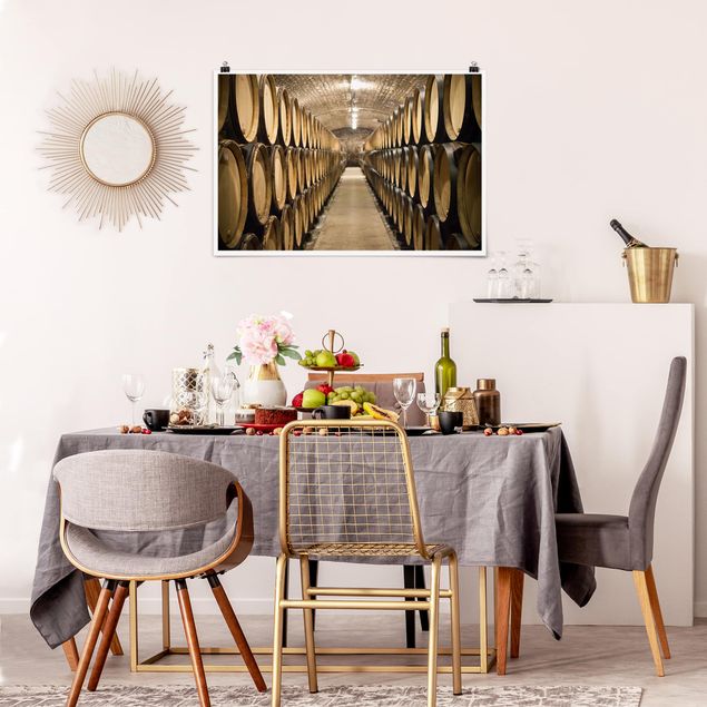 Contemporary art prints Wine cellar