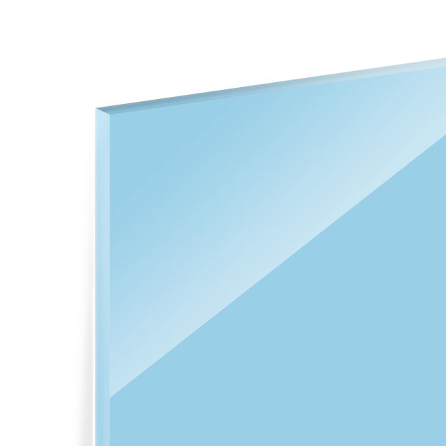 Glass Splashback - Pastel Blue - Panoramic