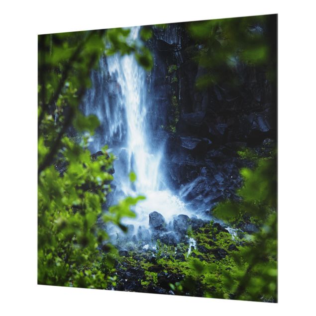 Splashback - View Of Waterfall - Square 1:1