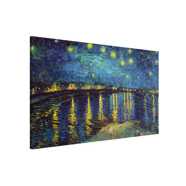 Pointillism artists Vincent Van Gogh - Starry Night Over The Rhone
