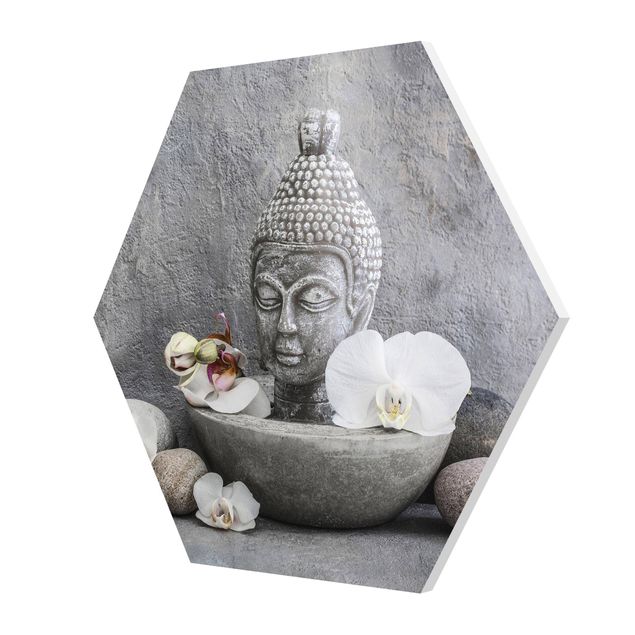 Forex prints Zen Buddha, Orchids And Stones
