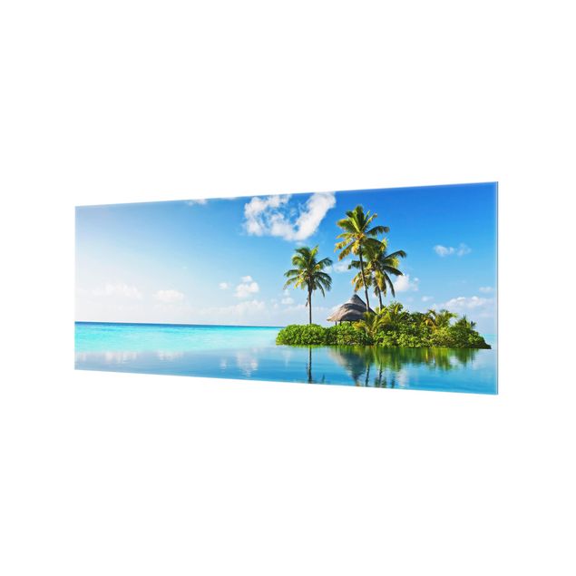Glass Splashback - Tropical Paradise - Panoramic