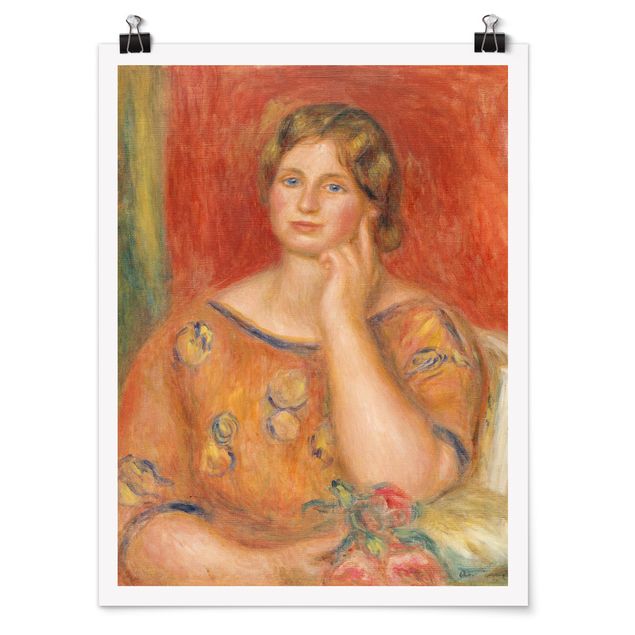 Art prints Auguste Renoir - Mrs. Osthaus