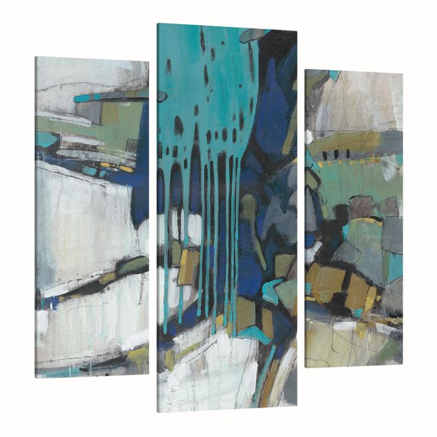 Contemporary art prints Separation Turquoise II