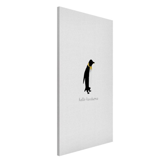 Magnet boards sayings & quotes Penguin Quote Hello Handsome