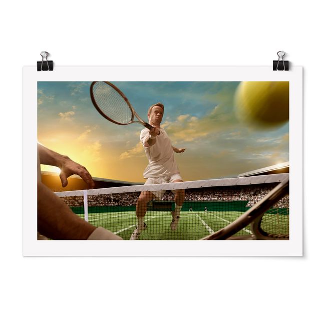 Sports prints Tennis Player