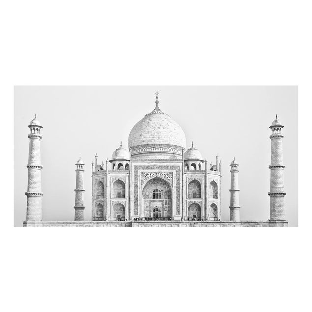 Glass Splashback - Taj Mahal In Gray - Landscape 1:2
