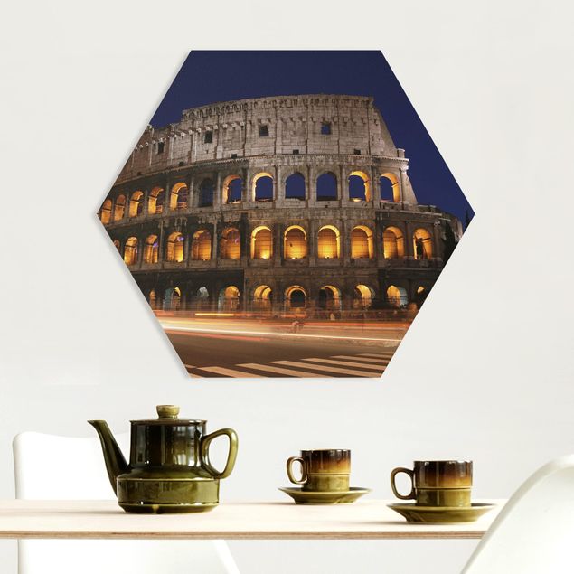 Kitchen Colosseum in Rome at night
