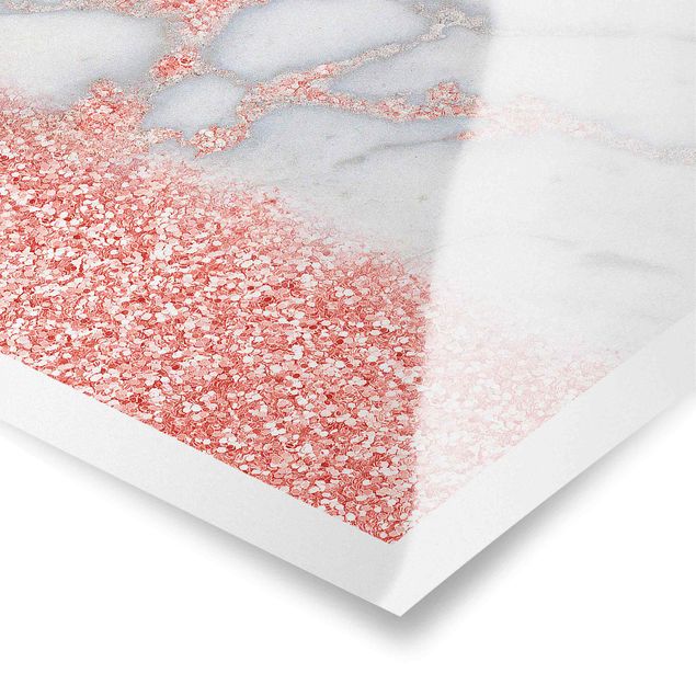 Uta Naumann Marble Look With Pink Confetti