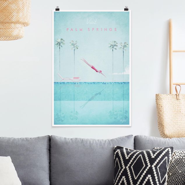 Kitchen Travel Poster - Palm Springs