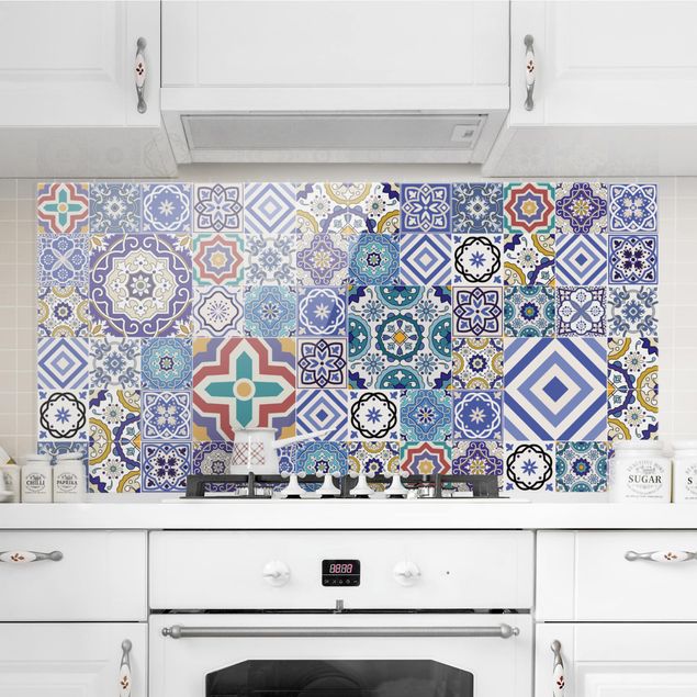 Kitchen Mirror Tiles - Elaborate Portuguese Tiles