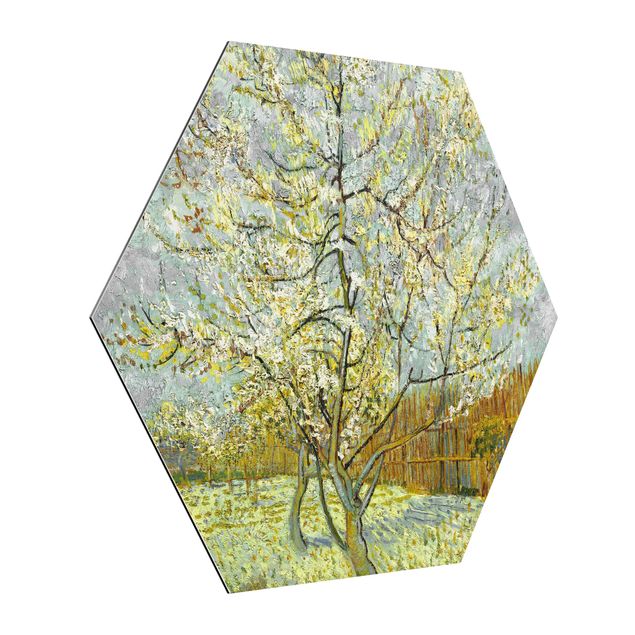 Post impressionism art Vincent van Gogh - Flowering Peach Tree