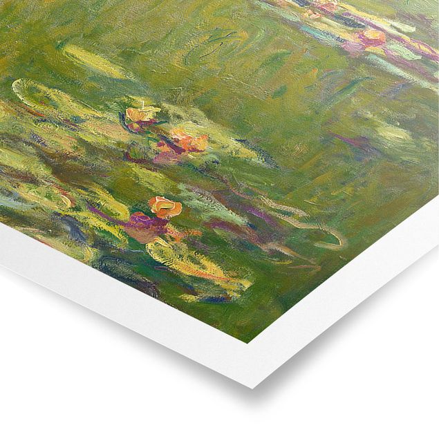 Posters art print Claude Monet - Green Waterlilies