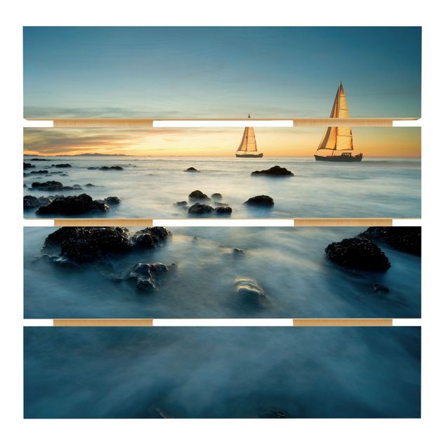 Prints Sailboats On the Ocean