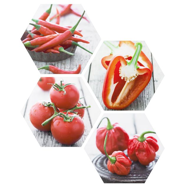 Forex prints Red Vegetables