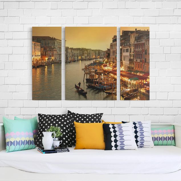 Sunset canvas wall art Grand Canal Of Venice