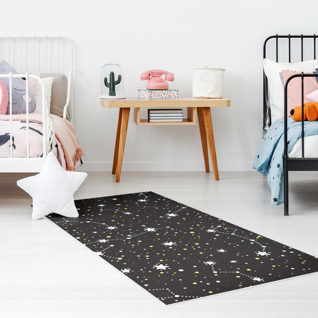 Kids room decor Drawn Starry Sky With Great Bear