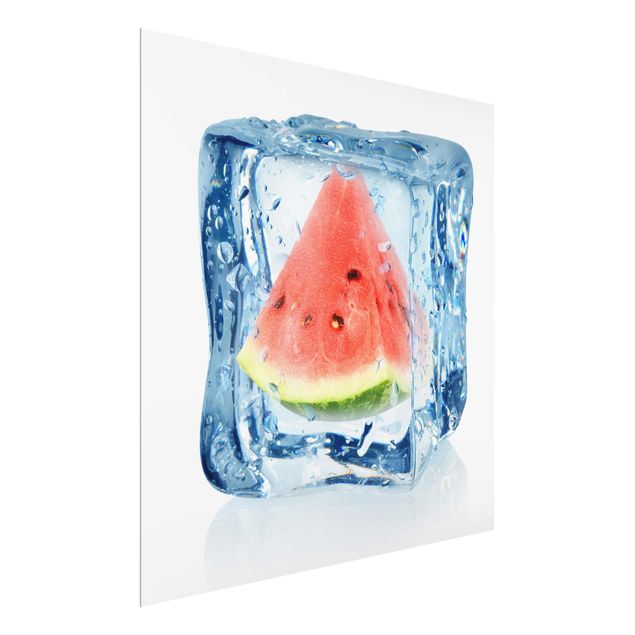 Prints floral Melon In Ice Cube