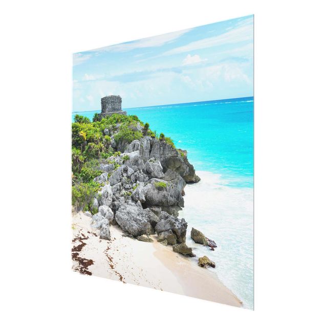 Prints landscape Caribbean Coast Tulum Ruins
