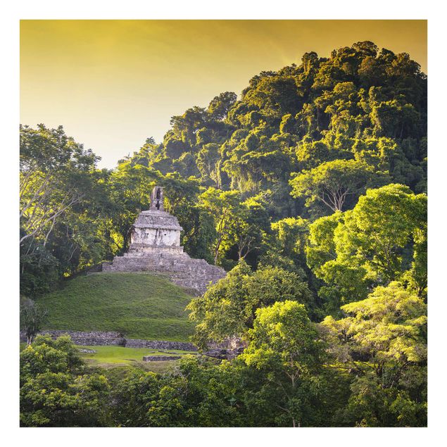 Landscape wall art Mayan Ruins