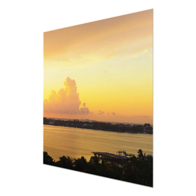 Landscape wall art Mexico sunset