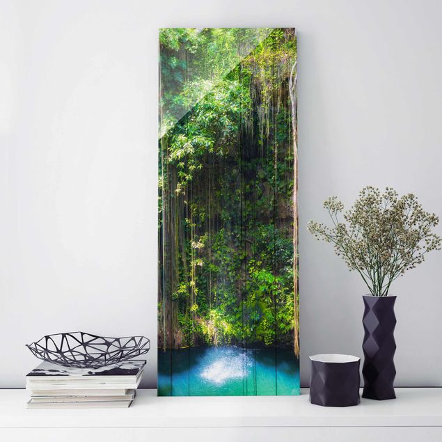 Nature wall art Hanging Roots Of Ik-Kil Cenote