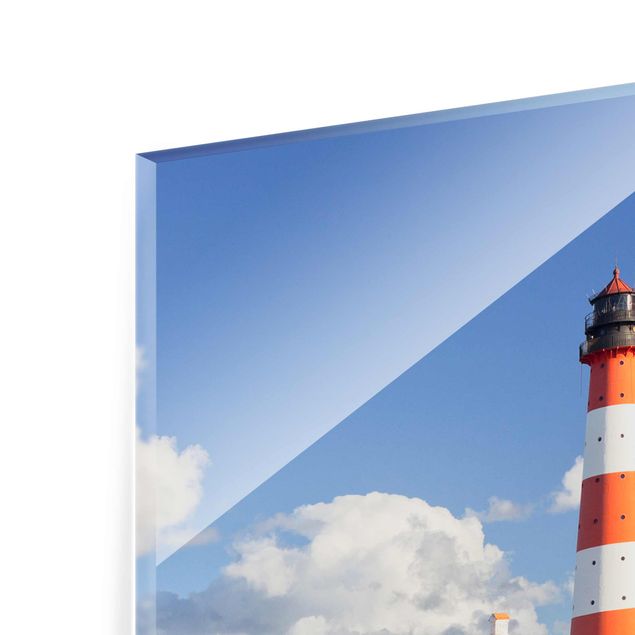 Prints green Lighthouse In Schleswig-Holstein