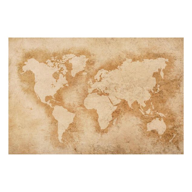 Prints Antique World Map