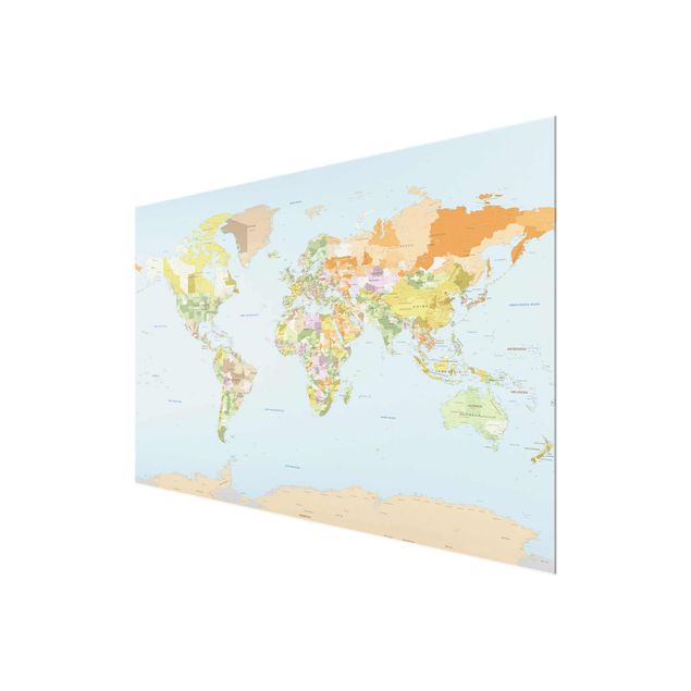 Prints Political World Map