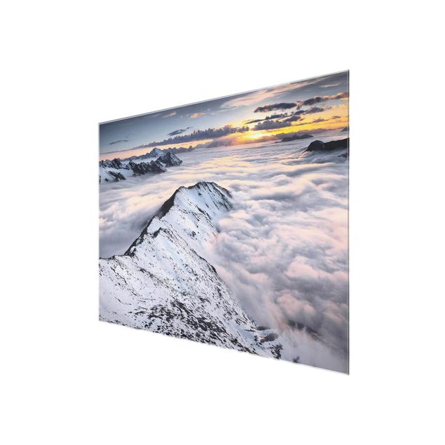 Modern art prints View Of Clouds And Mountains