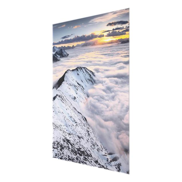 Modern art prints View Of Clouds And Mountains