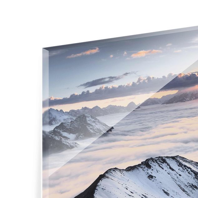 Nature wall art View Of Clouds And Mountains
