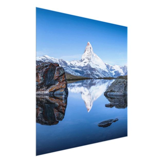 Landscape wall art Stellisee Lake In Front Of The Matterhorn