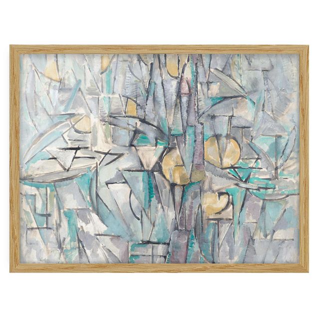 Art prints Piet Mondrian - Composition X