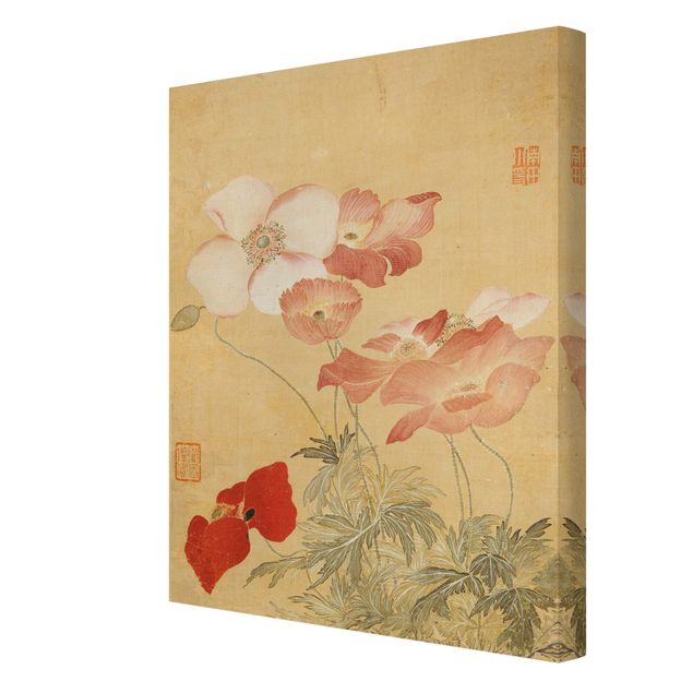 Canvas art Yun Shouping - Poppy Flower