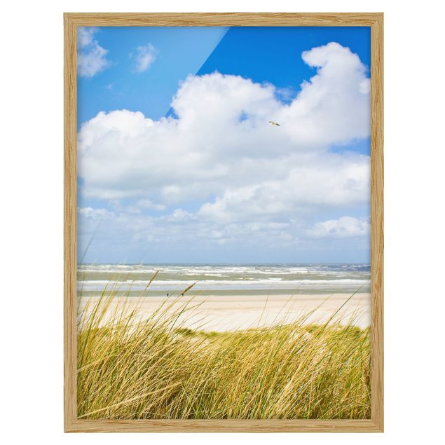 Beach prints At The North Sea Coast