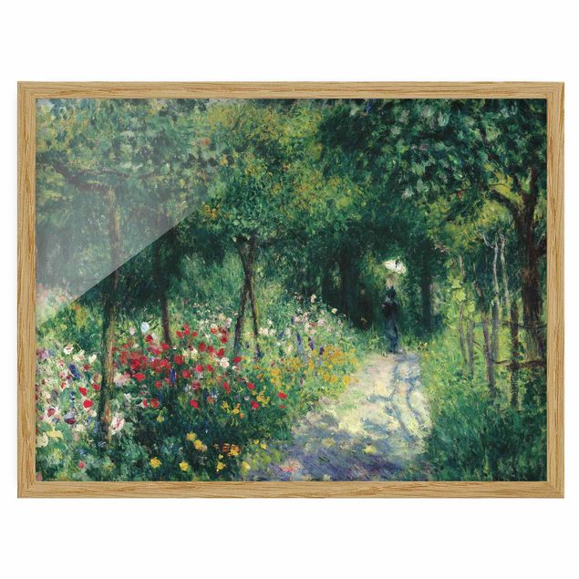 Landscape wall art Auguste Renoir - Women In A Garden