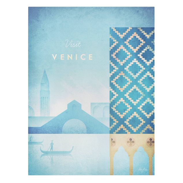 Canvas art Travel Poster - Venice