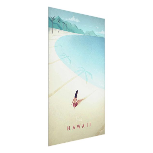 Beach wall art Travel Poster - Hawaii