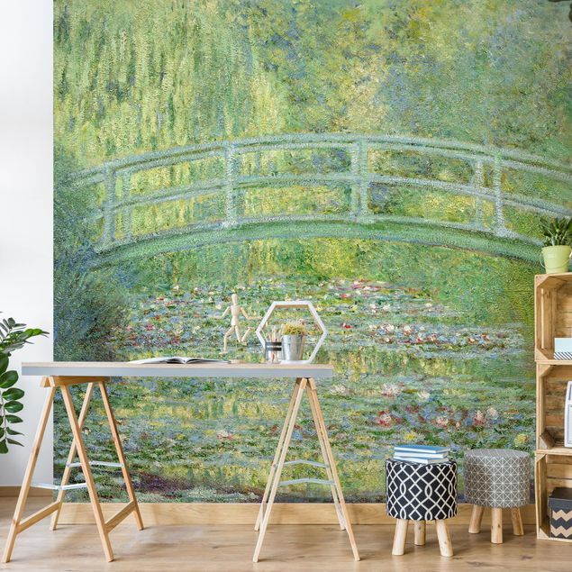 Paintings of impressionism Claude Monet - Japanese Bridge