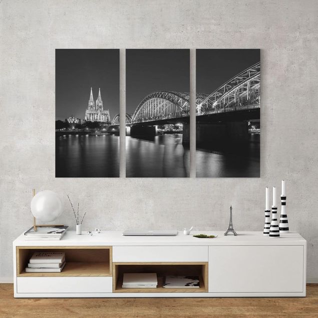 Canvas prints Cologne Cologne At Night II