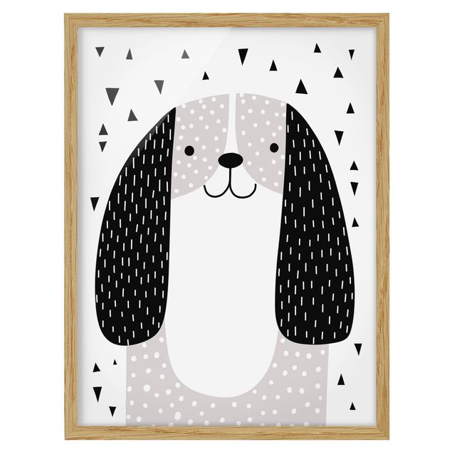 Child wall art Zoo With Patterns - Dog