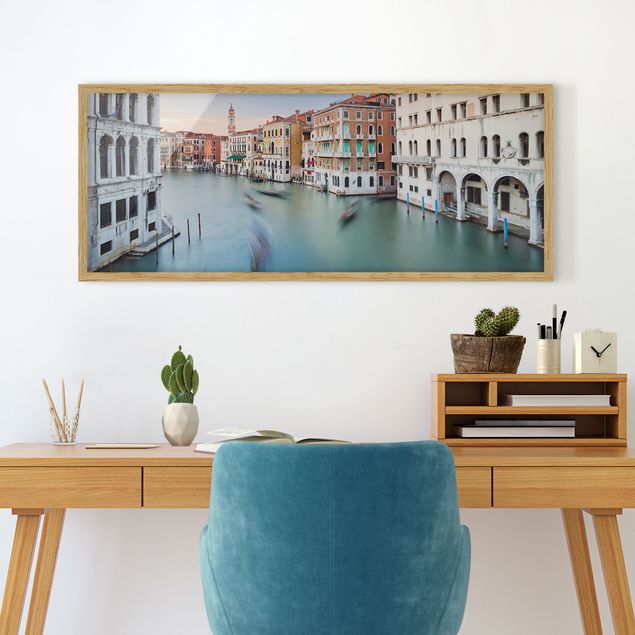 Italy wall art Grand Canal View From The Rialto Bridge Venice